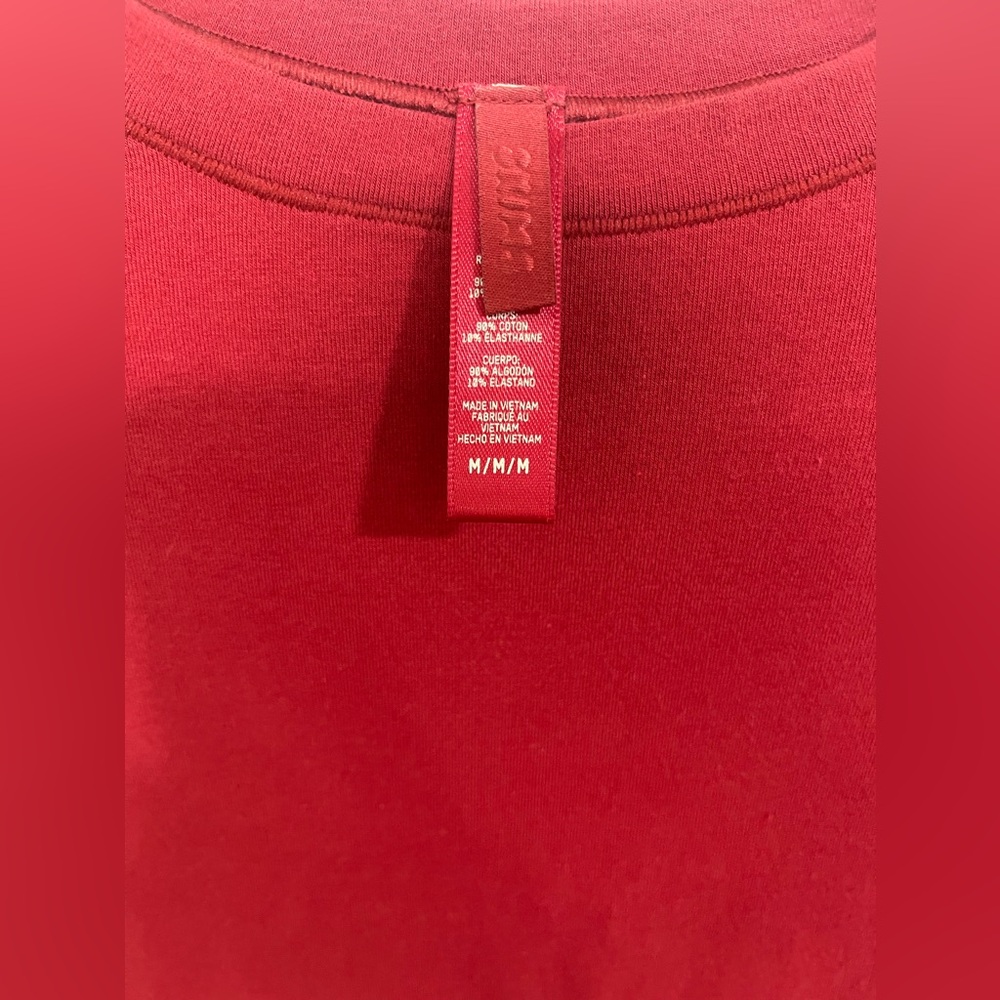COTTON JERSEY LONG SLEEVE T-SHIRT
BRICK / M
